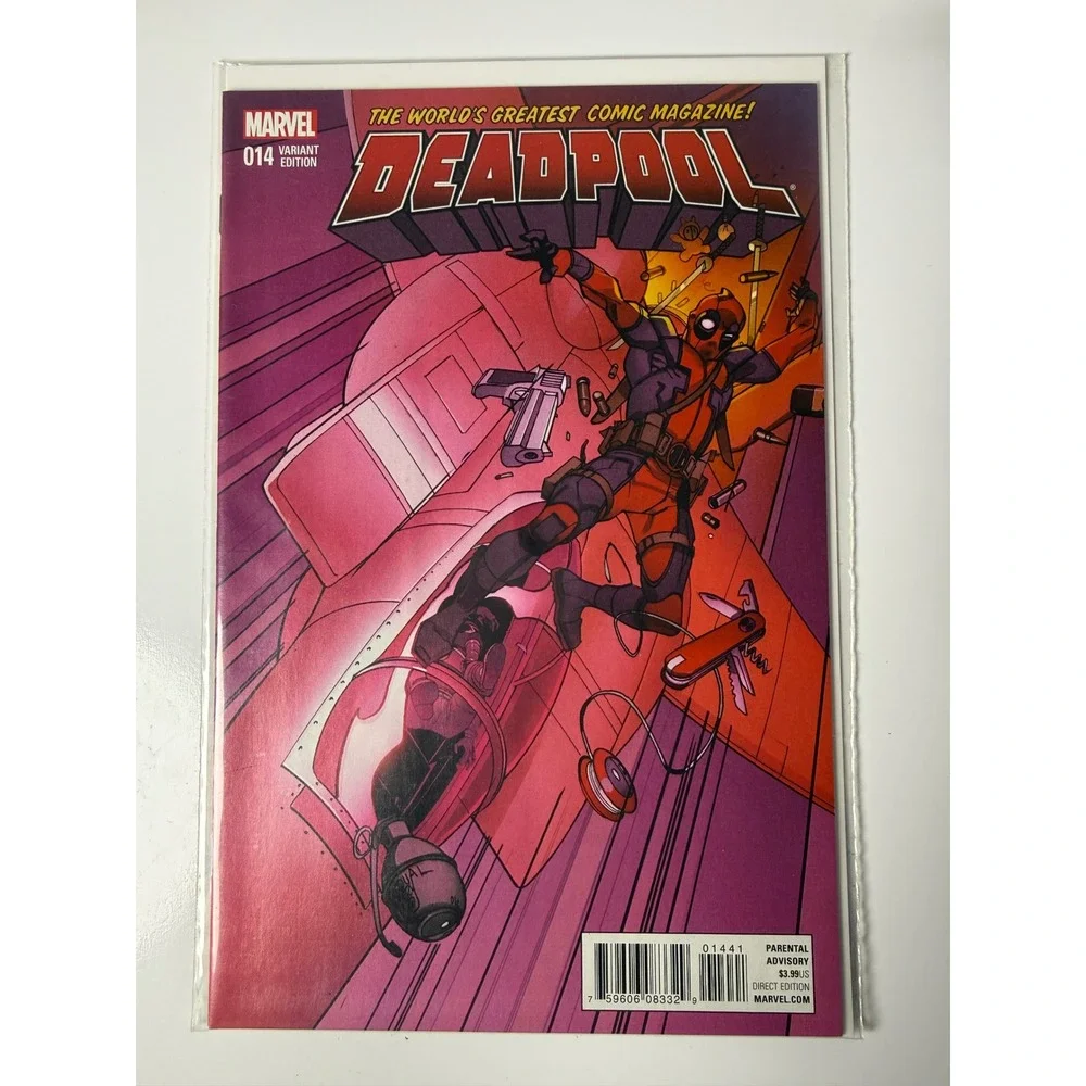 Marvel Deadpool 14 Variant Edition 2016 Mike Hawthorne Cover Gerry Duggan‎ Comic